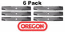 6 Pack Oregon 91-244 Mower Blade for Gravely 14668 40"