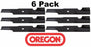 6 Pack Oregon 91-265 Mower Blade for Encore 423029 42"