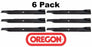 6 Pack Oregon 91-308 Mower Blade for Snapper 1-7081 61"