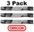 3 Pack Oregon 91-311 Mower Blade fits Bunton-Goodall PL7441