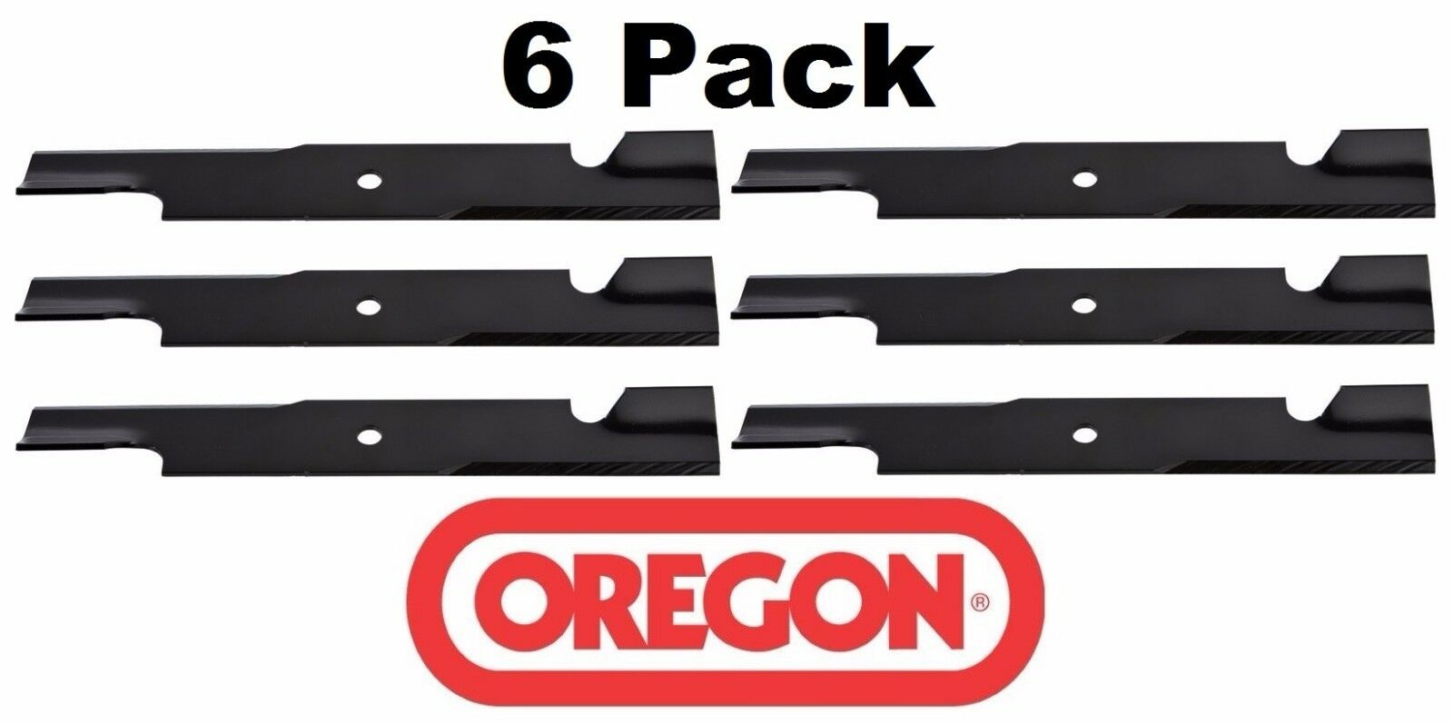 6 Pack Oregon 91-312 Blade Fits Exmark 633482 103-2528 52" Turf Tracer Lazer Z