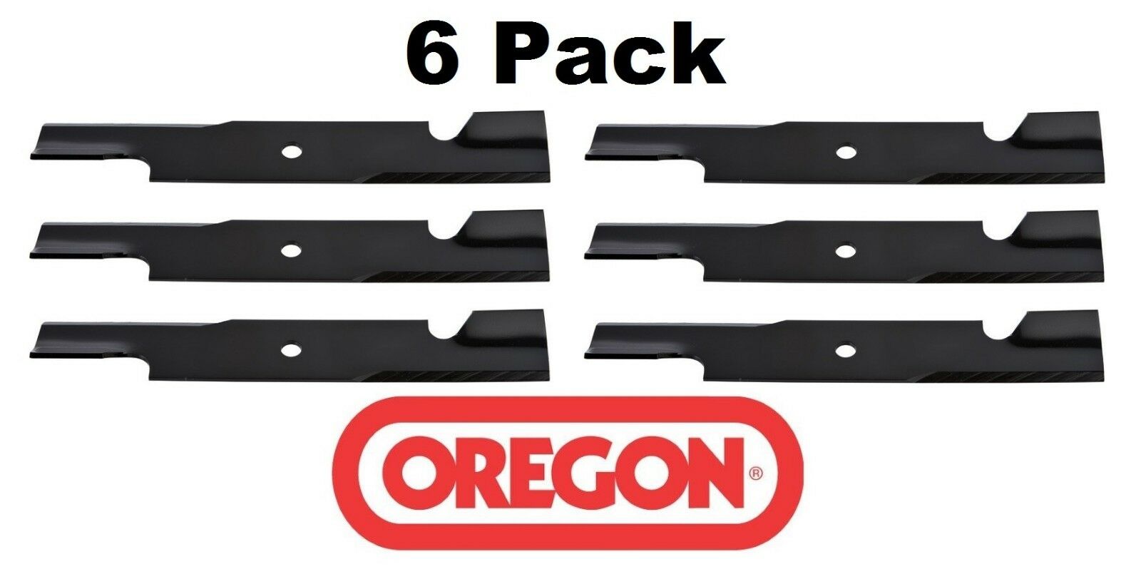 6 Pack Oregon 91-313 Mower Blade Fits Better Outdoors 10661-S