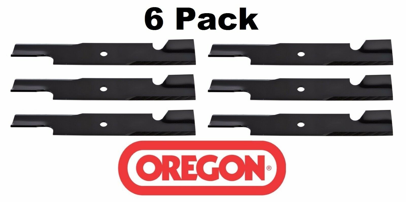 6 Pack Oregon 91-313 Mower Blade for Toro 103-2527 48"