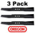 3 Pack Oregon 91-342 Mower Blade Fits Jacobsen 330721 500904