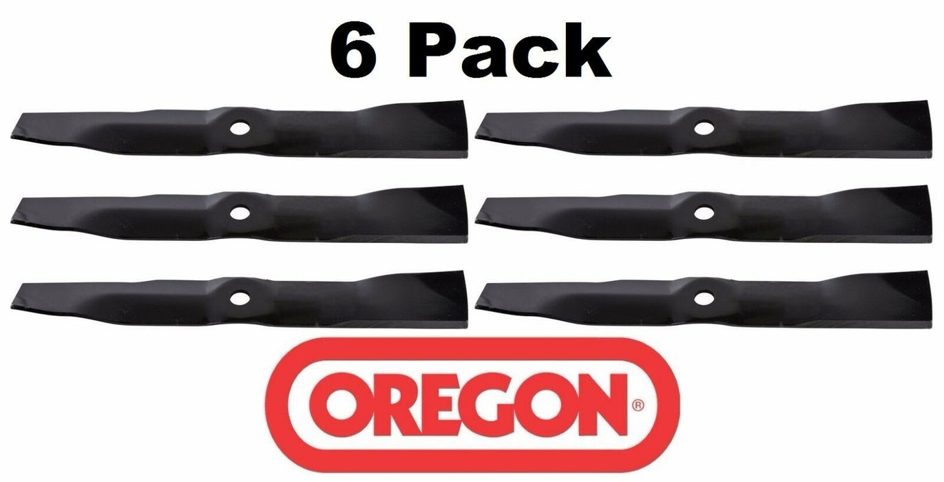 6 Pack Oregon 91-380 Mower Blade for John Deere M115496 54"