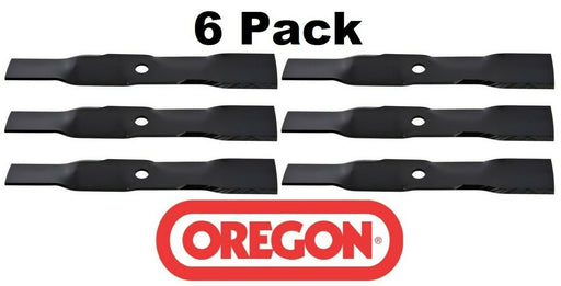 6 Pack Oregon 91-383 Mower Blade for John Deere M113517 48" Tri-Cycler