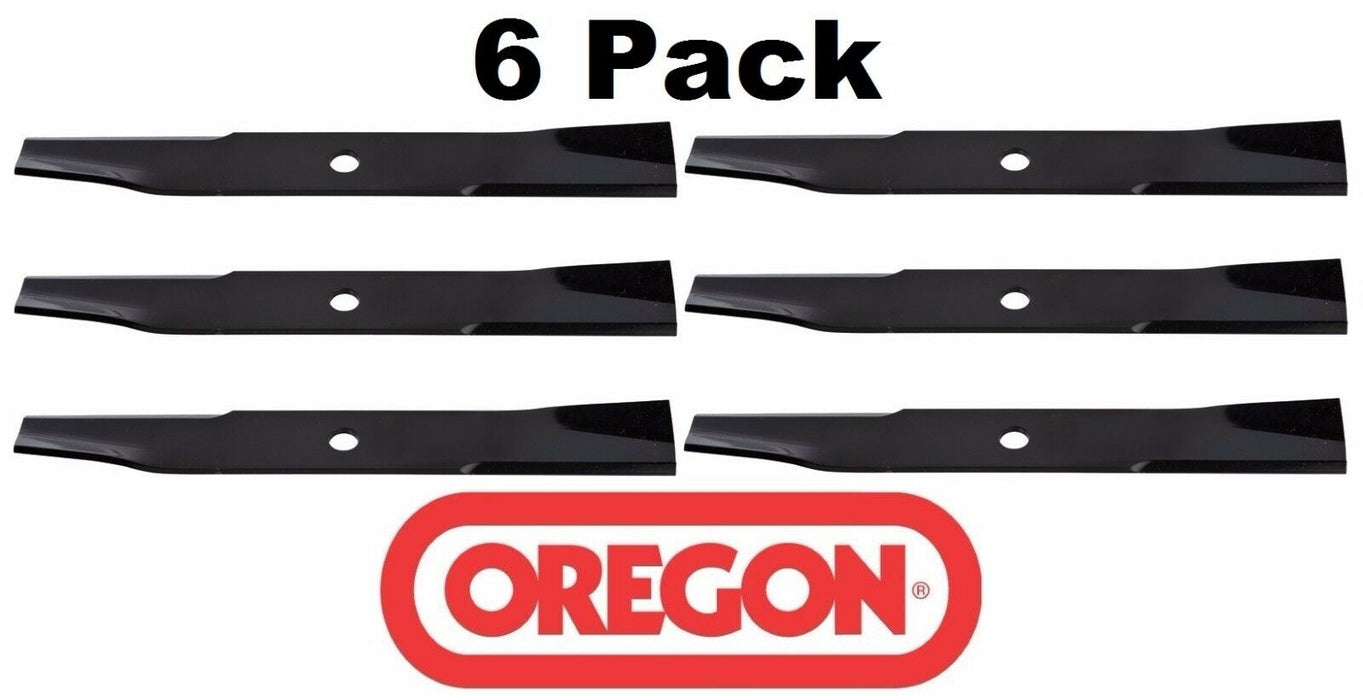 6 Pack Oregon 91-389 Mower Blade for John Deere AM31100 M49167 46"