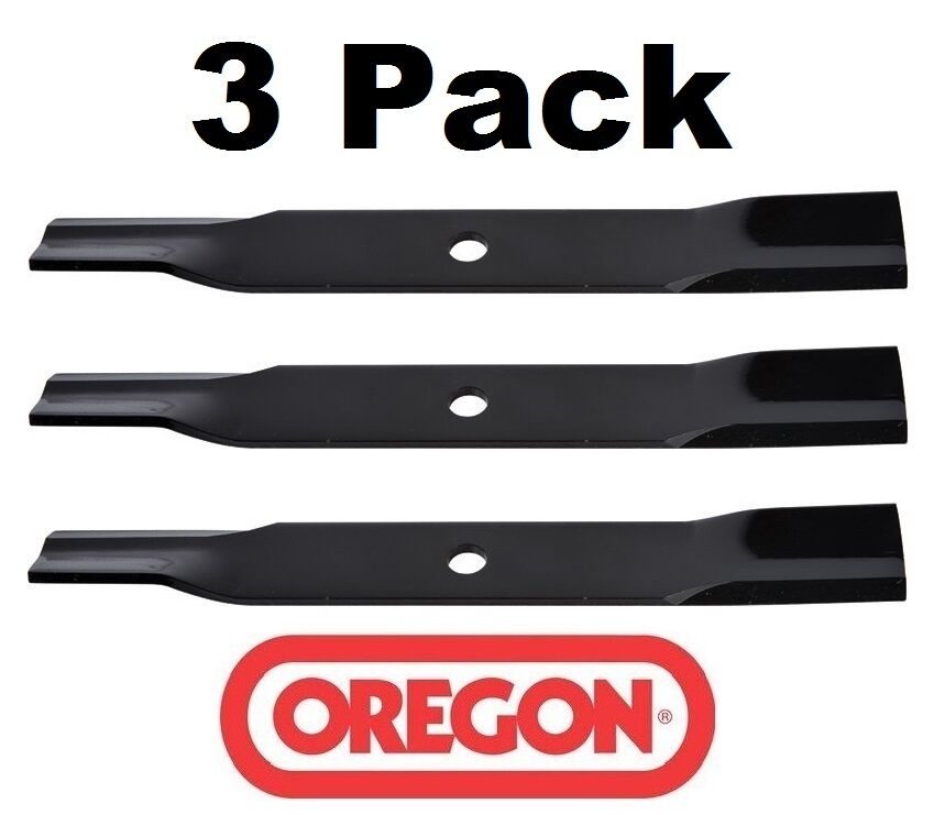 3 Pack Oregon 91-394 Mower Blade for John Deere AM100538 M87622 M141785 60"