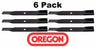 6 Pack Oregon 91-394 Mower Blade for John Deere AM100538 M87622 M141785 60"