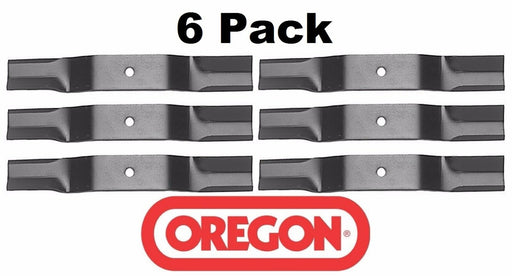 6 Pack Oregon 91-401 Mower Blade for John Deere M76466 M135589 48"