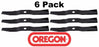 6 Pack Oregon 91-438 Mower Blade for Kubota 76539-34330 60" Front Mount Mowers