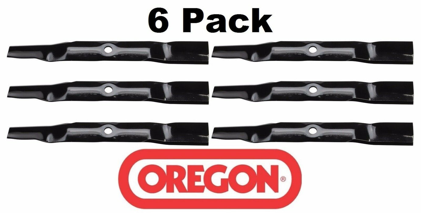 6 Pack Oregon 91-446 Mower Blade Fits John Deere M139976 M148613 42" GT225 LX225