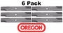 6 Pack Oregon 91-448 Mower Blade for John Deere M127466 46" Scotts