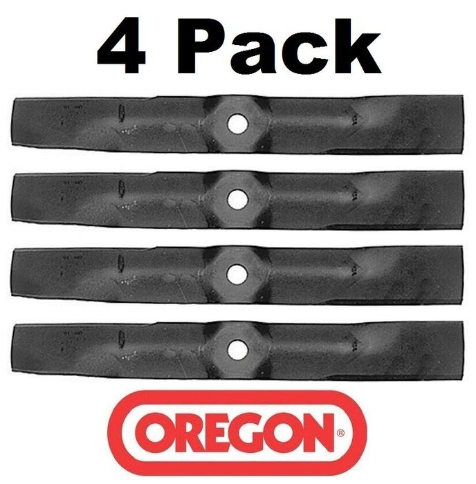 4 Pack Oregon 91-449 Mower Blade for John Deere M139802 M127129