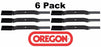 6 Pack Oregon 91-452 Mower Blade for King Kutter 190320 60" Left Hand Cut