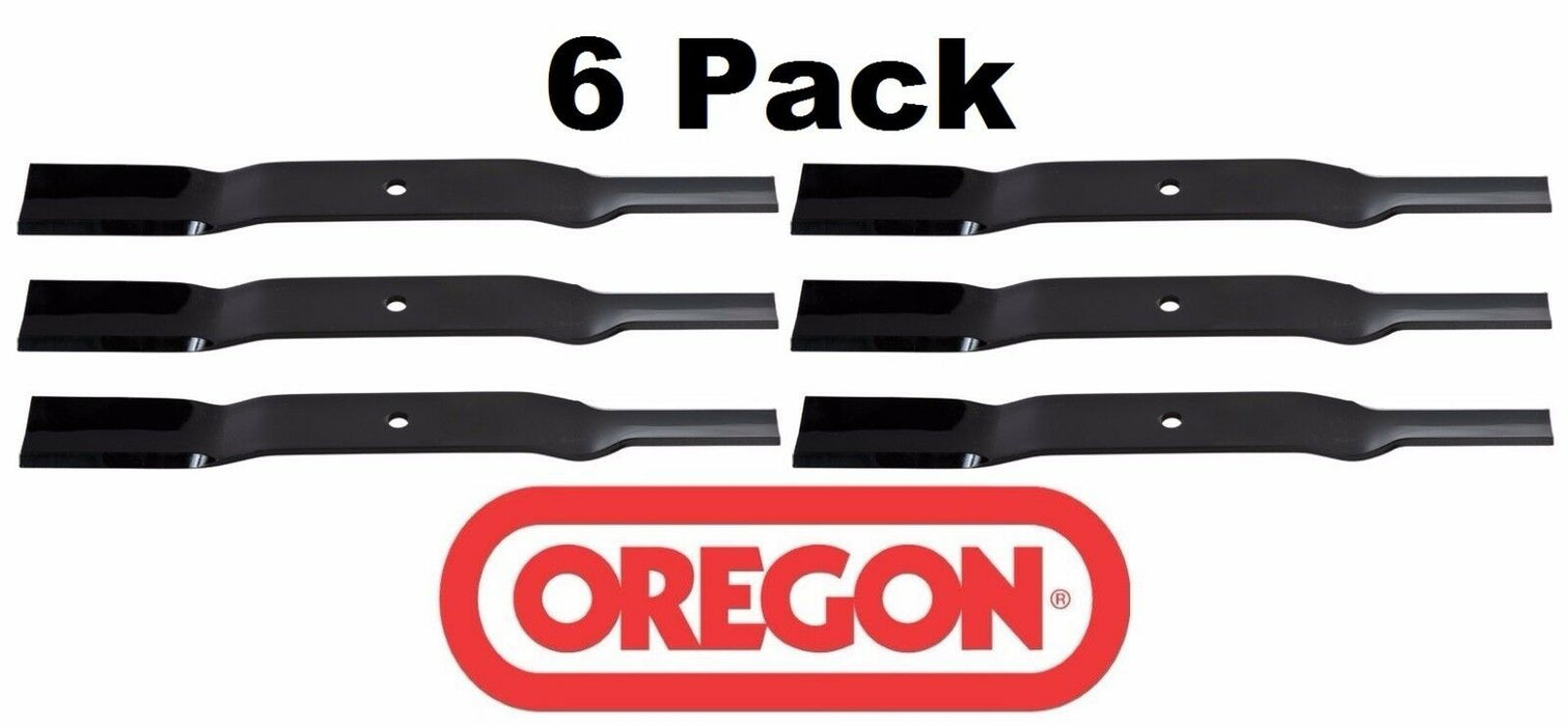 6 Pack Oregon 91-452 Mower Blade for King Kutter 190320 60" Left Hand Cut