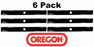 6 Pack Oregon 91-493 Mower Blade for Kubota 76553-34430 RC72