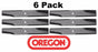 6 Pack Oregon 91-502 Mower Blade for Toro 113579 50" 718Z