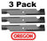 3 Pack Oregon 91-505 Mower Blade Fits Jacobsen 302227-50X