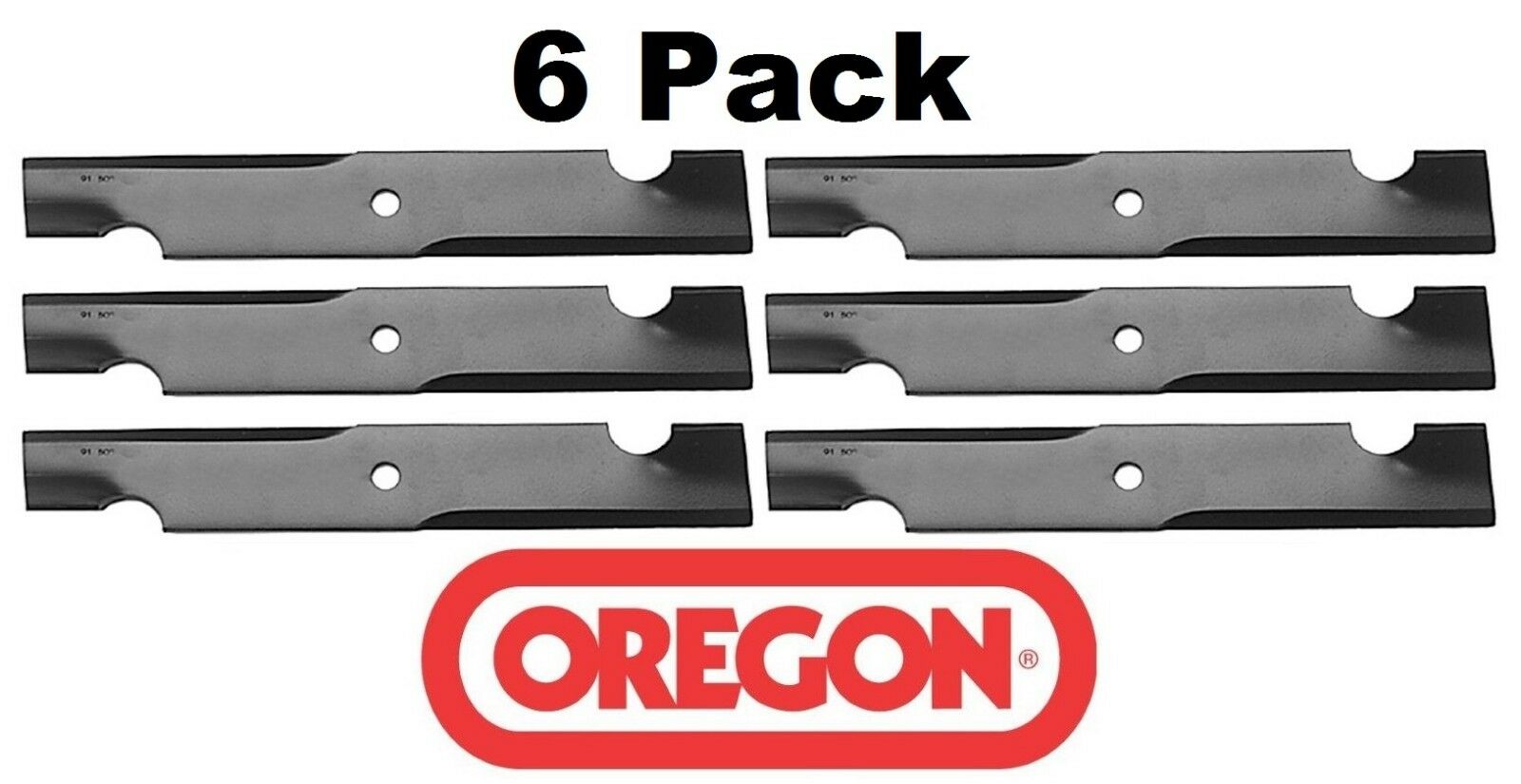 6 Pack Oregon 91-505 Mower Blade Fits  fits Bunton-Goodall PL7329