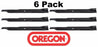 6 Pack Oregon 91-507 Mower Blade for Dixie Chopper 30227-72H 72"