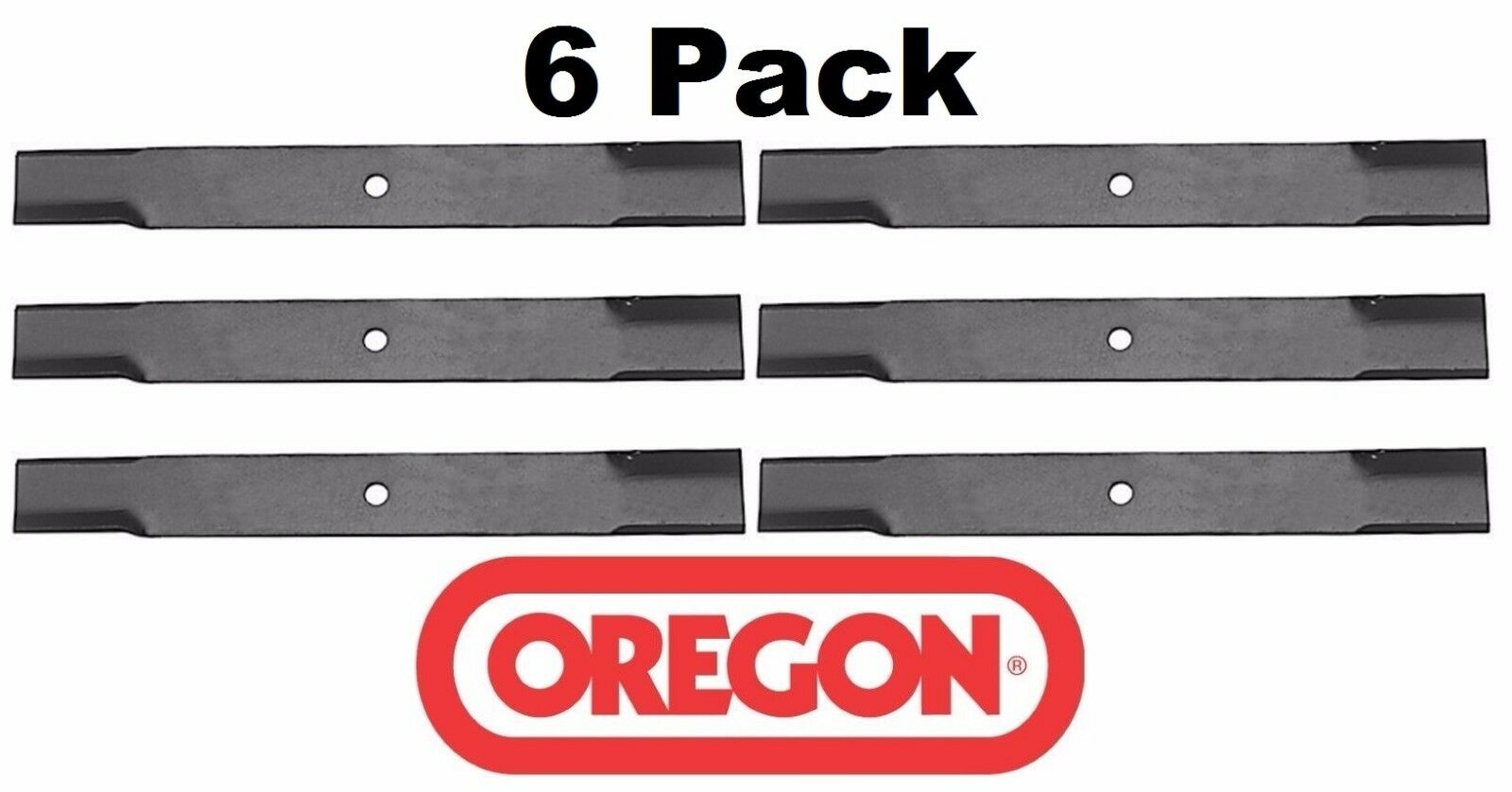 6 Pack Oregon 91-515 Mower Blade for Dixie Chopper 30227-72N 72"