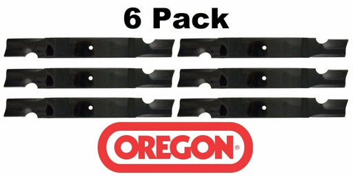 6 Pack Oregon 91-531 High Lift Mower Blade for Grasshopper 320243 320245 61"