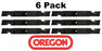 6 Pack Oregon 91-531 High Lift Mower Blade for Grasshopper 320243 320245 61"