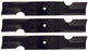 3 Pack Oregon 91-536 Mower Blade fits Country Clipper H1665