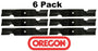 6 Pack Oregon 91-536 Mower Blade fits Country Clipper H1665