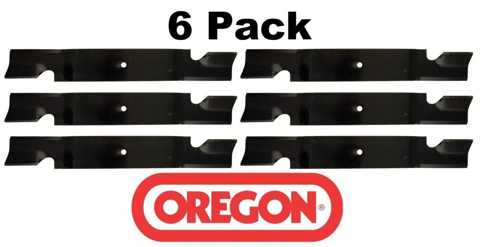 6 Pack Oregon 91-537 Mower Blade fits Bush Hog 88668