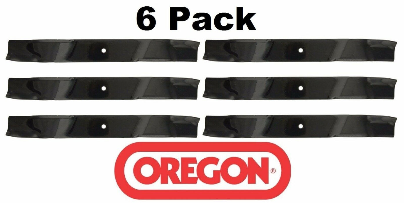 6 Pack Oregon 91-539 Mulcher Mower Blade for Grasshopper 320247 61"