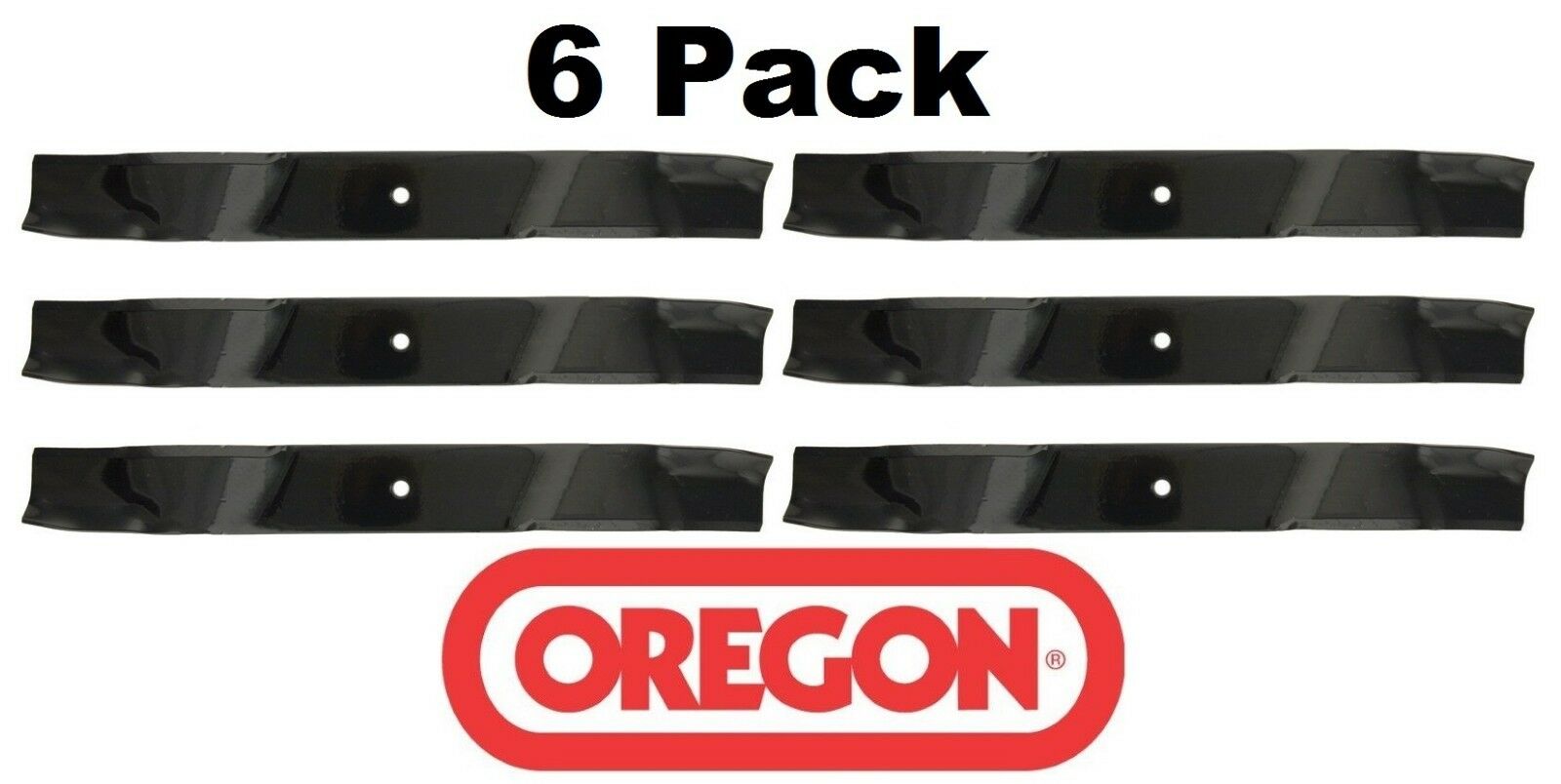 6 Pack Oregon 91-539 Mower Blade fits Bush Hog 50056493