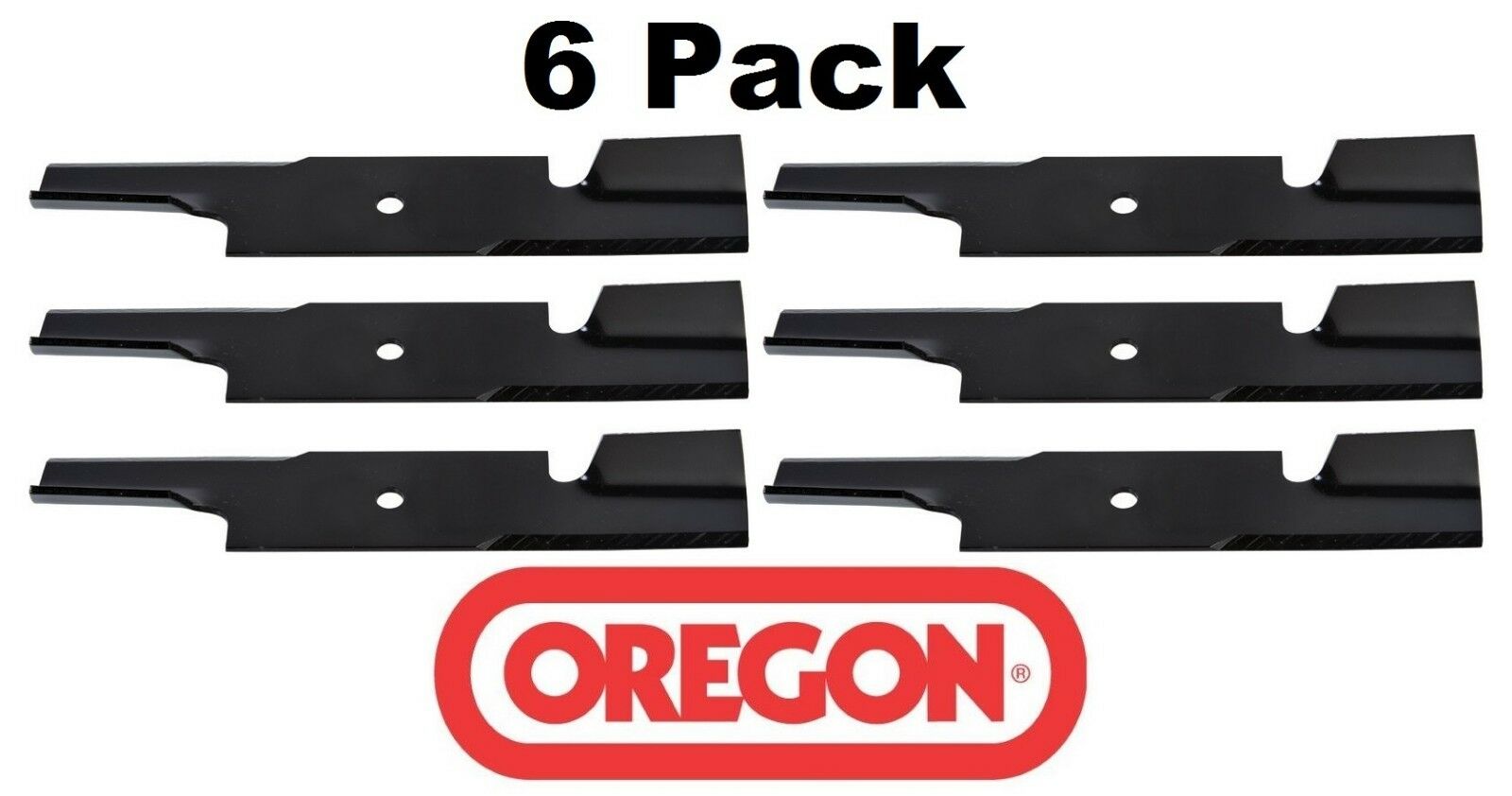 6 Pack Oregon 91-621 Mower Blade Fits DR 152871