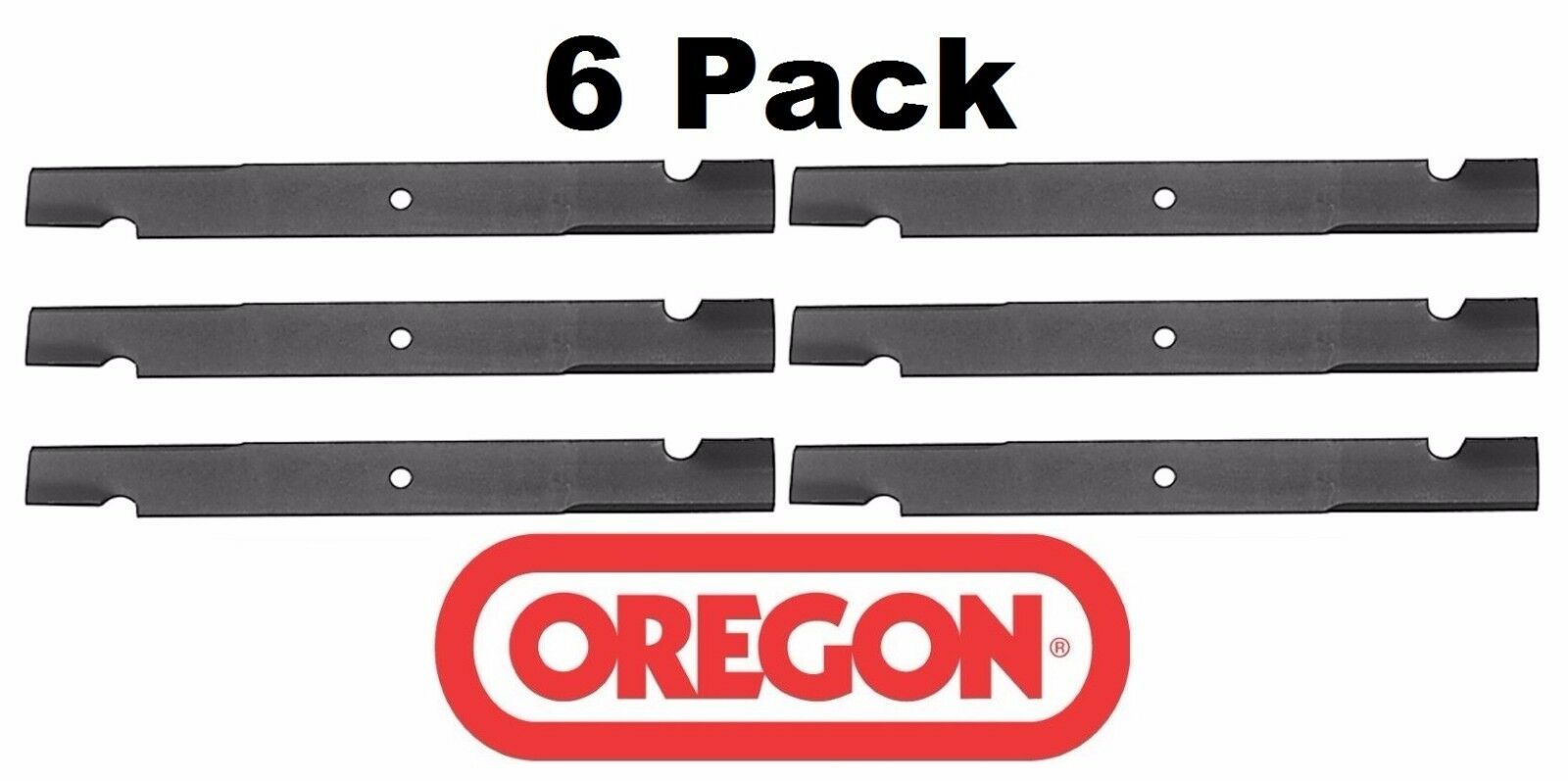 6 Pack Oregon 91-627 Mower Blade for Scag 48113 48112 481709 72"