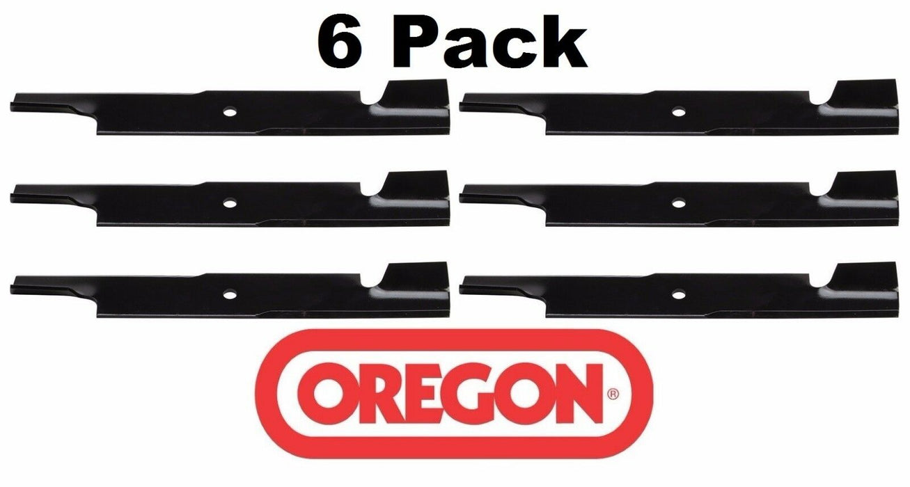 6 Pack Oregon 91-628 Super High Lift Mower Blade for Ferris A48304 481712 61"