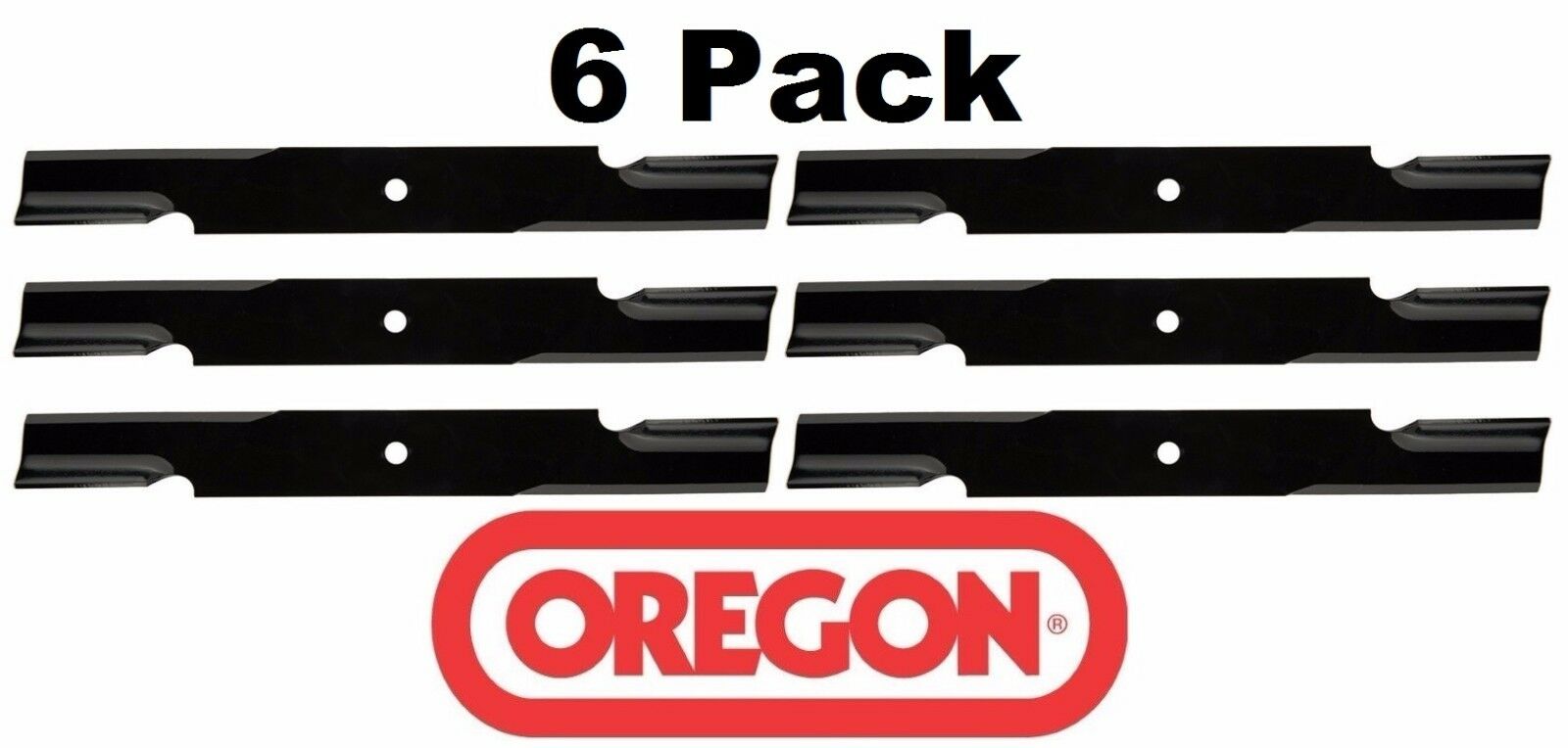 6 Pack Oregon 91-638 Mower Blade for Scag 482879 40" 61"