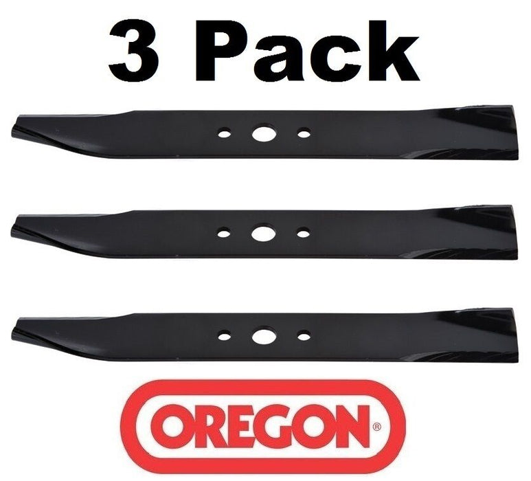 3 Pack Oregon 91-705 Mower Blade for Simplicity 1704100 44" Regent