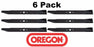 6 Pack Oregon 91-706 Mower Blade for Simplicity 1708229 50"