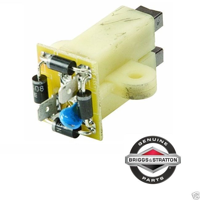 Genuine Briggs & Stratton 91825GS Rectifier & Brush Holder Assy OEM
