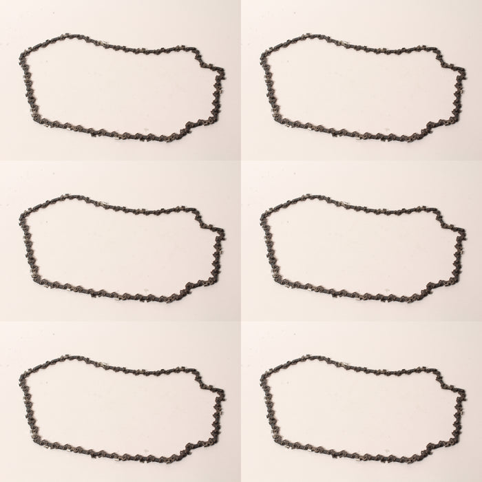 6 PK Genuine Oregon 91PX052G 14" AdvanceCut Saw Chain 3/8" Low Pro .050" 52DL