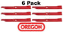 6 Pack Oregon 92-025 Mower Blade Fits Encore 543294