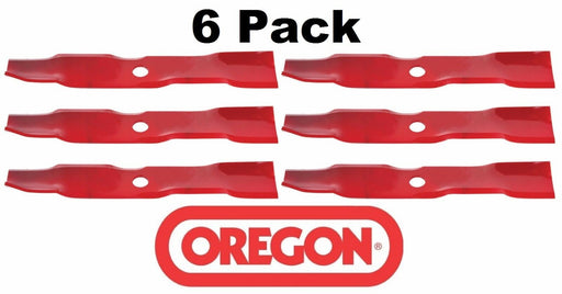 6 Pack Oregon 92-026 Mulcher Mower Blade for Exmark 103-6391 48"