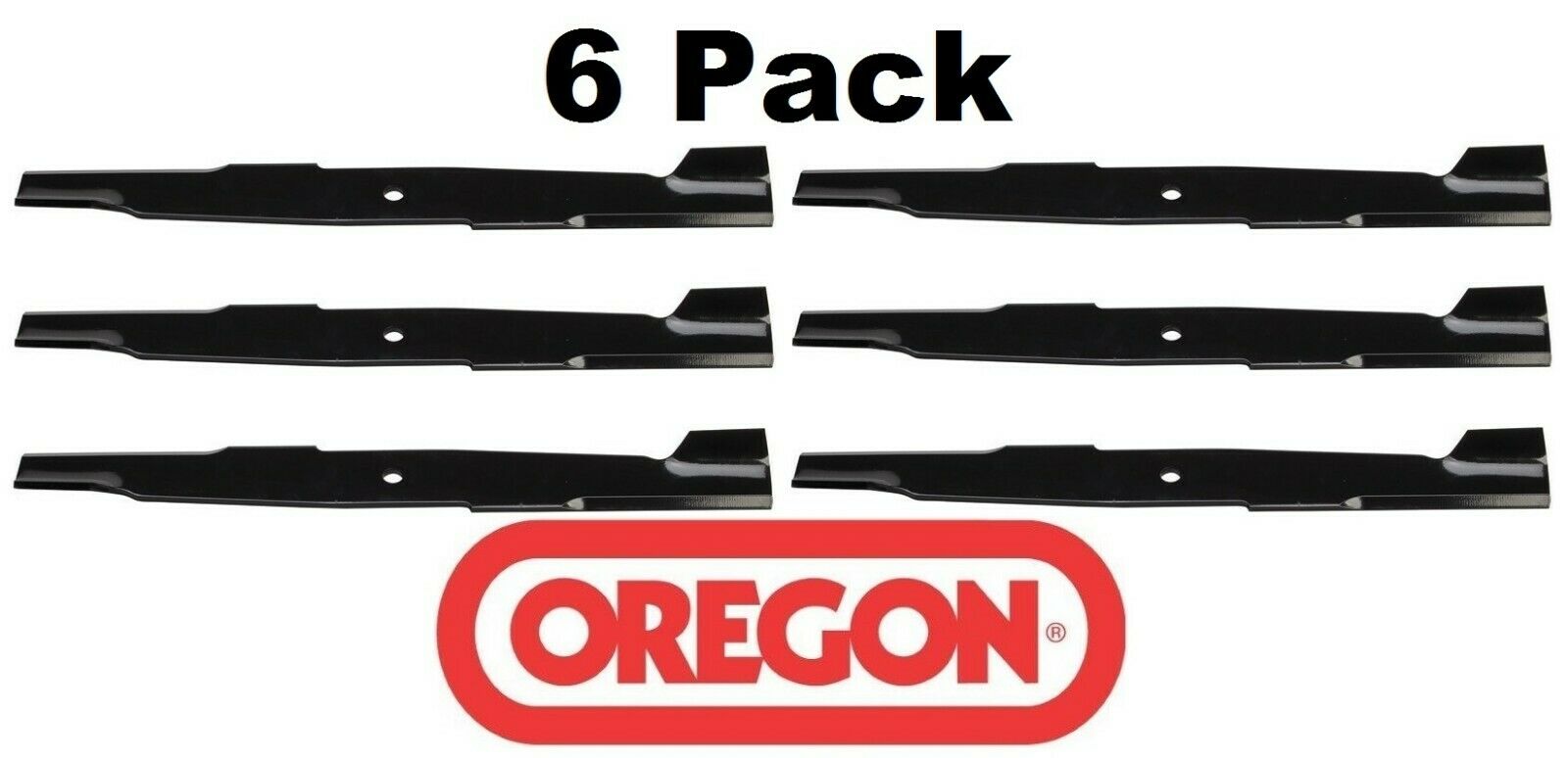 6 Pack Oregon 92-035 Mower Blade Fits Hustler 602857 798702 798710 798728