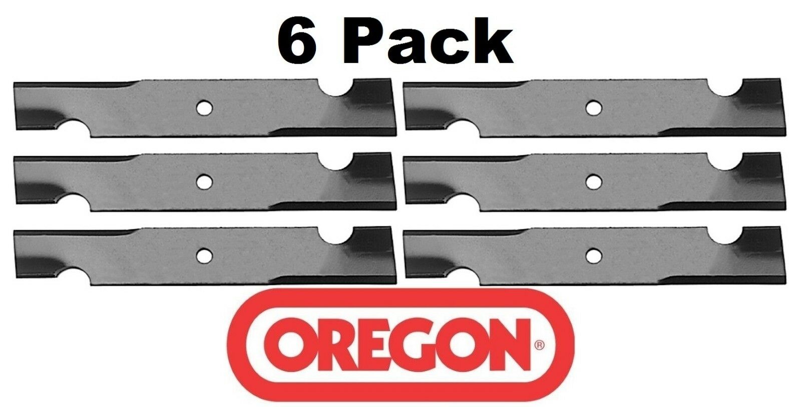 6 Pack Oregon 92-036 Mower Blade Fits DR 152871