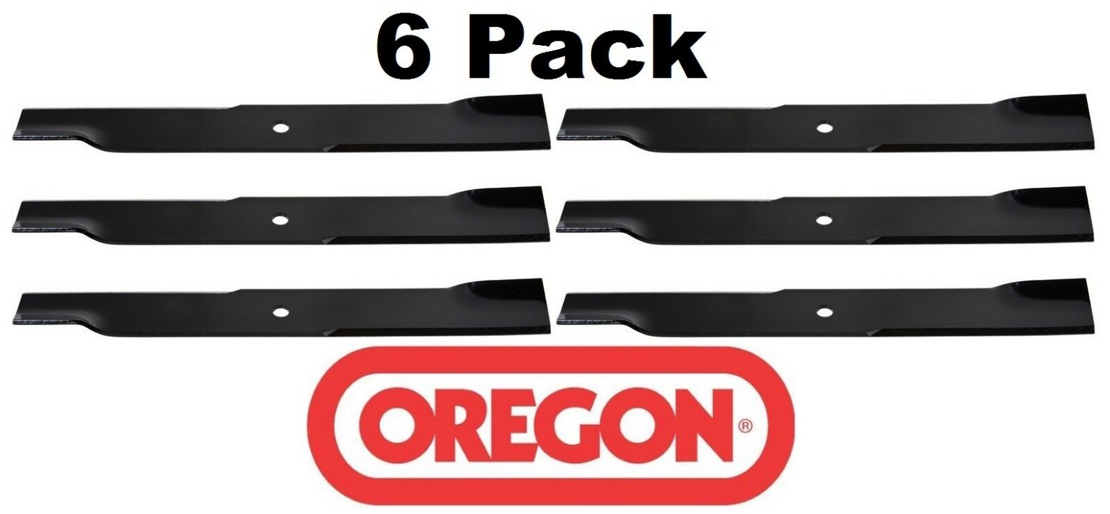 6 pack Oregon 92-038 Mower Blade Fits Dixon 539119871 12421