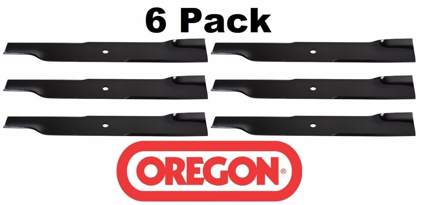 6 Pack Oregon 92-045 Mower Blade for Hustler 798496 66" Super Z Side Discharge