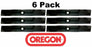 6 Pack Oregon 92-103 Mower Blade for John Deere GY20686 GY20679 54"