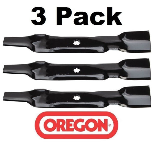 3 Pack Oregon 92-104 Mower Blade for John Deere GX21784 GX20852 48" 100 Series