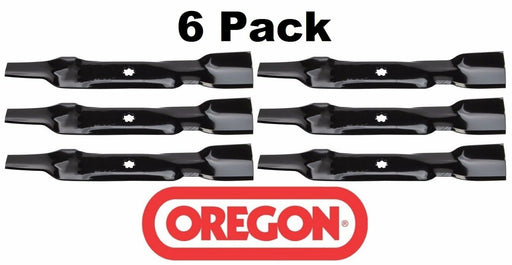 6 Pack Oregon 92-104 Mower Blade for John Deere GX21784 GX20852 48" 100 Series